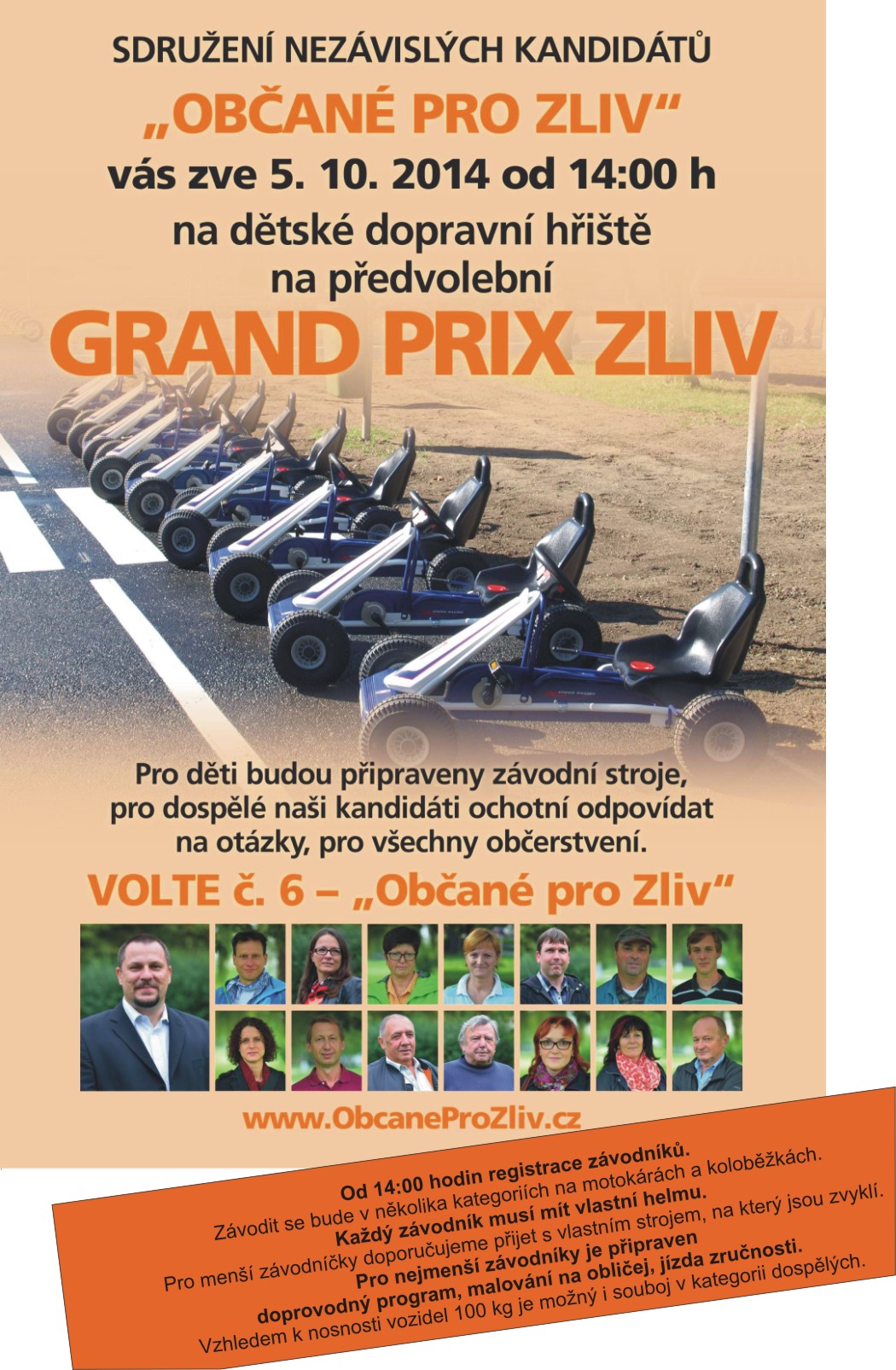 OPZ - Grand Prix Zliv - plakat s 1050